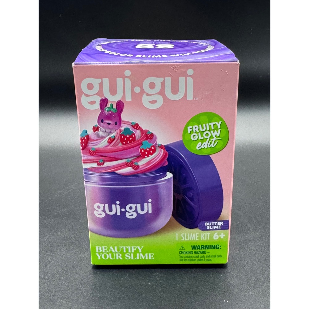 Gui Gui Slime Fruity Glow Edit Butter Slime Kit Mystery Figure Moose Toys NEW